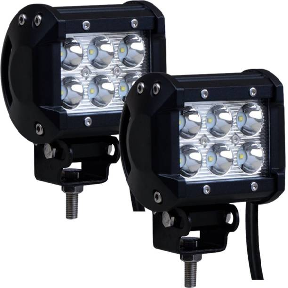 18 Watt LED Light Bar - Set of Two Work lights - Image 2