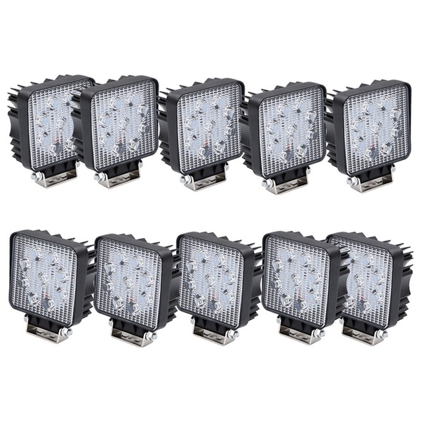 10 X 4″ 27 Watt LED Work…