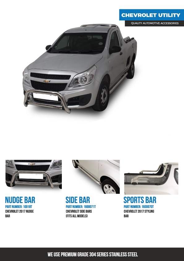 chevrolet utility nudge bar