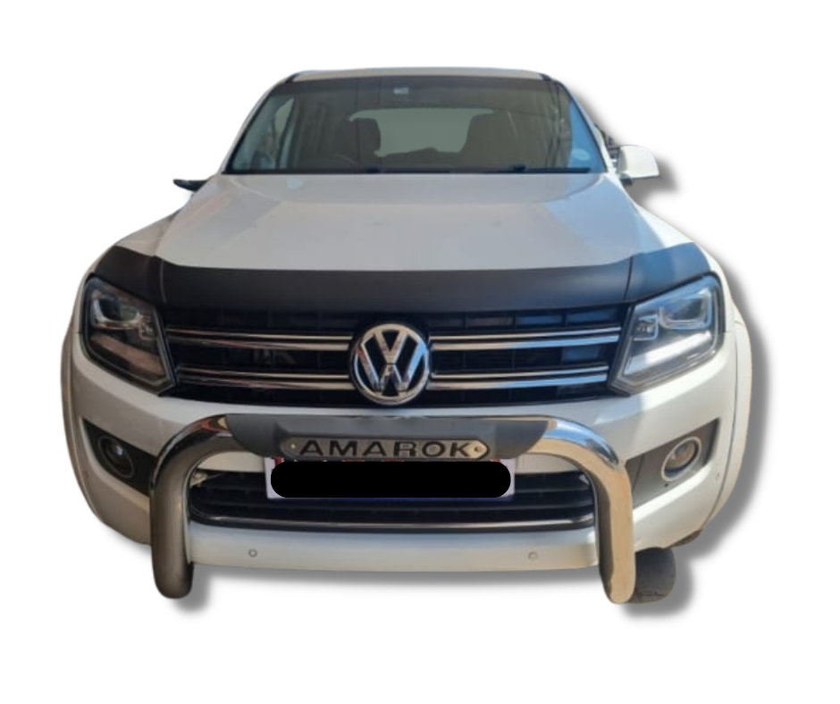 Bonnet Guard Black - to fit Volkswagen Amarok 2013 to 2022 3pc 3mm ABS Plastic - Image 2