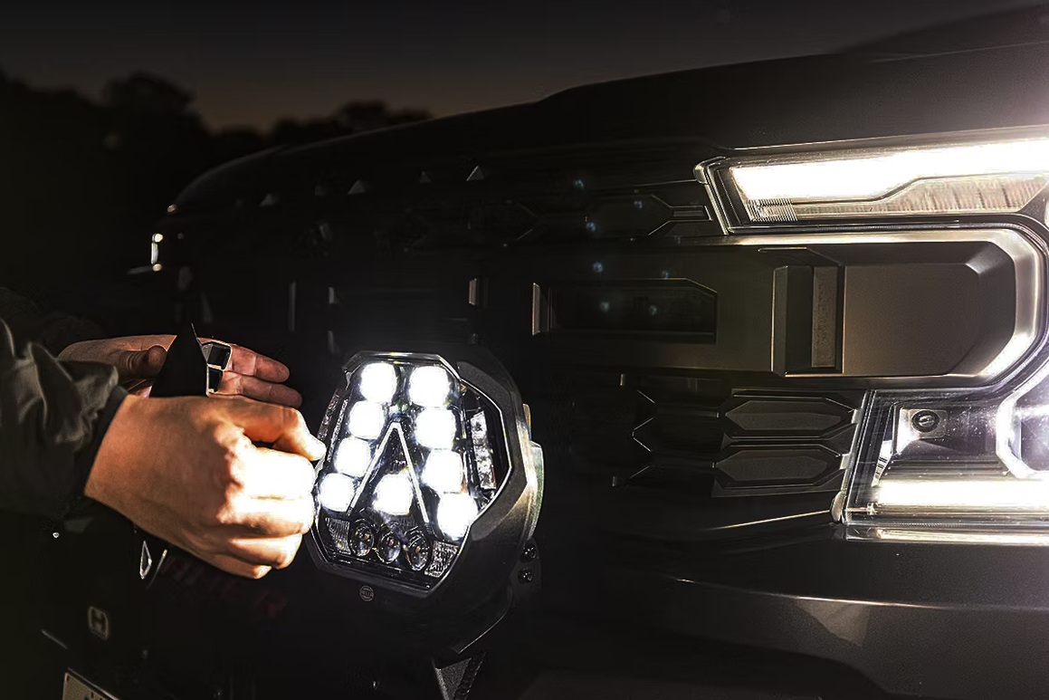 Hella Antares 9" LED Driving Light Set with Wiring and Covers - Image 11