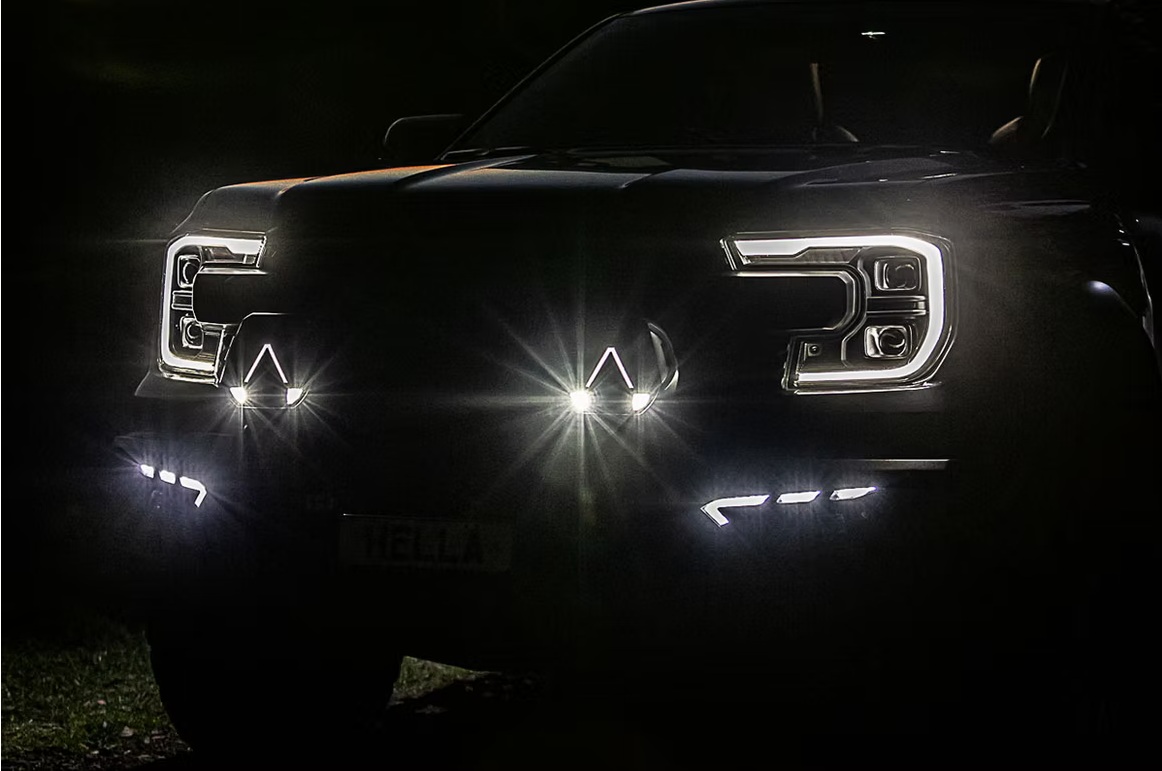 Hella Antares 9" LED Driving Light Set with Wiring and Covers - Image 9
