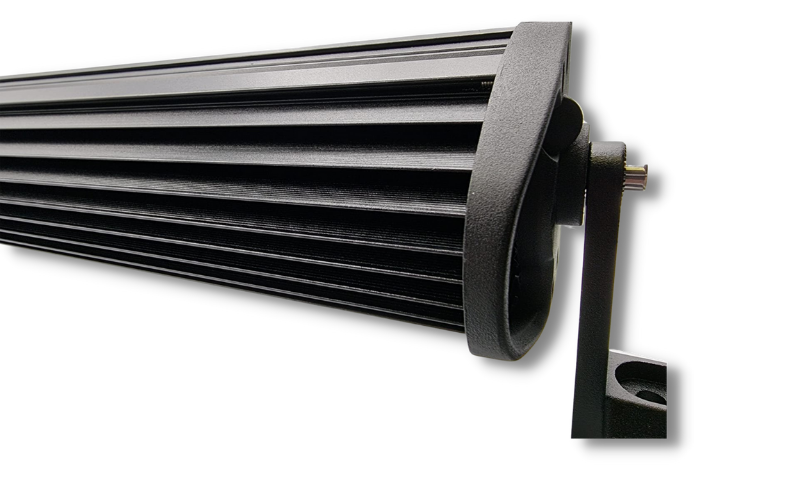 90 Watt 160 Inch 3500 Lumens Dual Row LED Light Bar with Spot and Flood Combo Beam - Side Mount Brackets - Image 3
