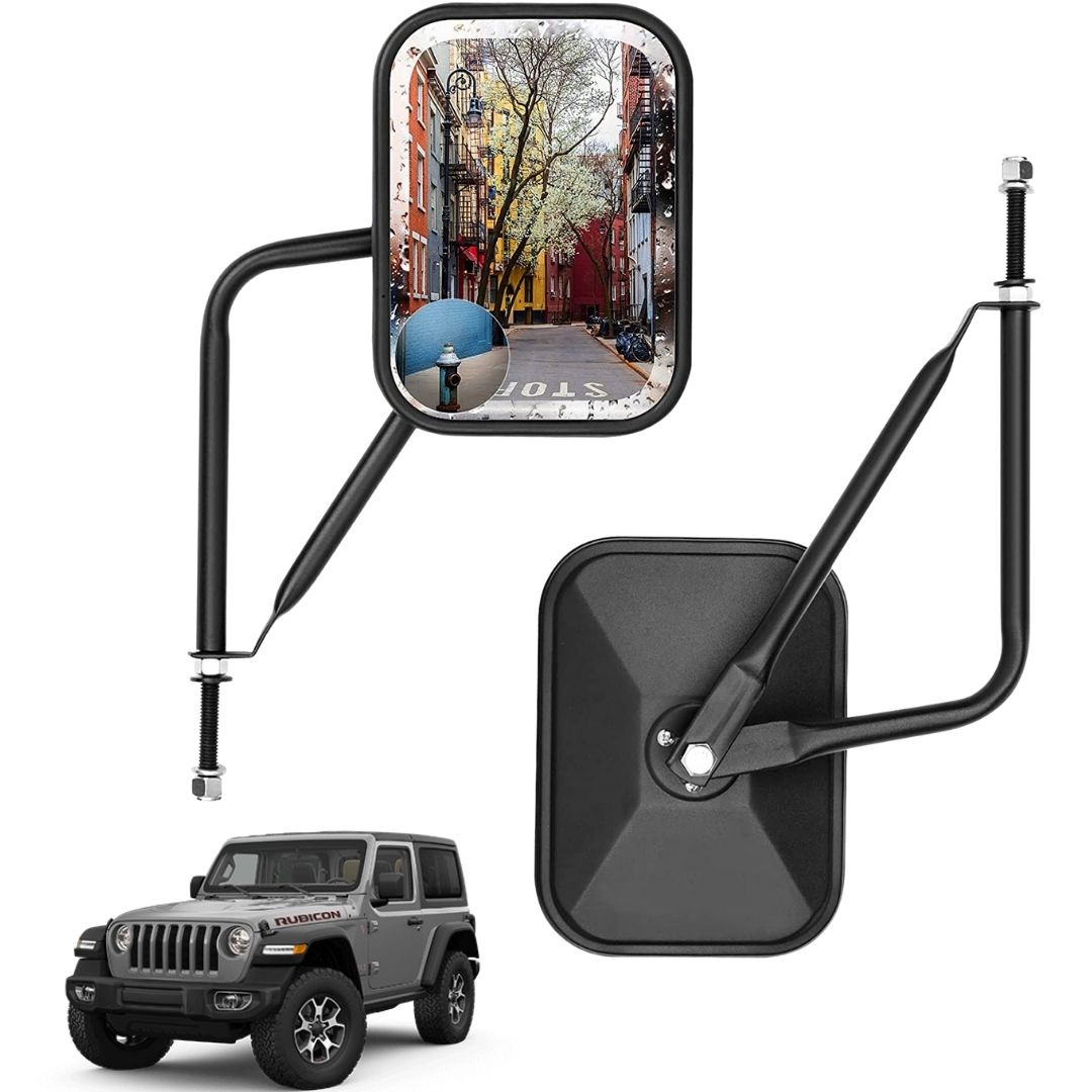 Jeep Wrangler Side Mirrors – Pair – Efficient Express