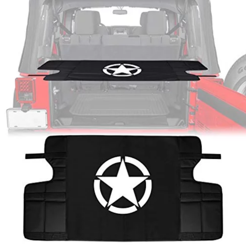 Jeep Wrangler JK Trunk Shade Security Cargo Cover – STAR