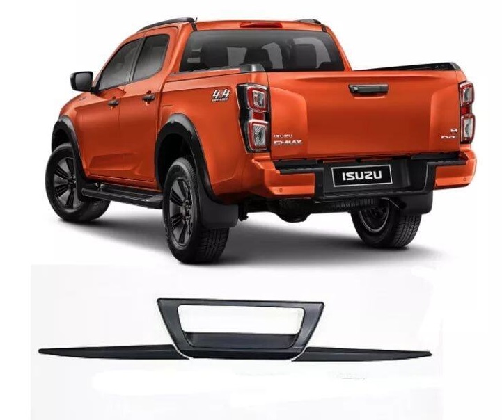 Isuzu D-Max Tailgate Cover With Wing Black