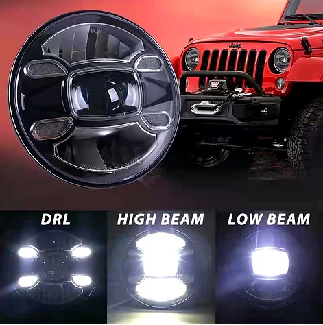 Jeep Wrangler JL Style LED Headlight – Efficient Express