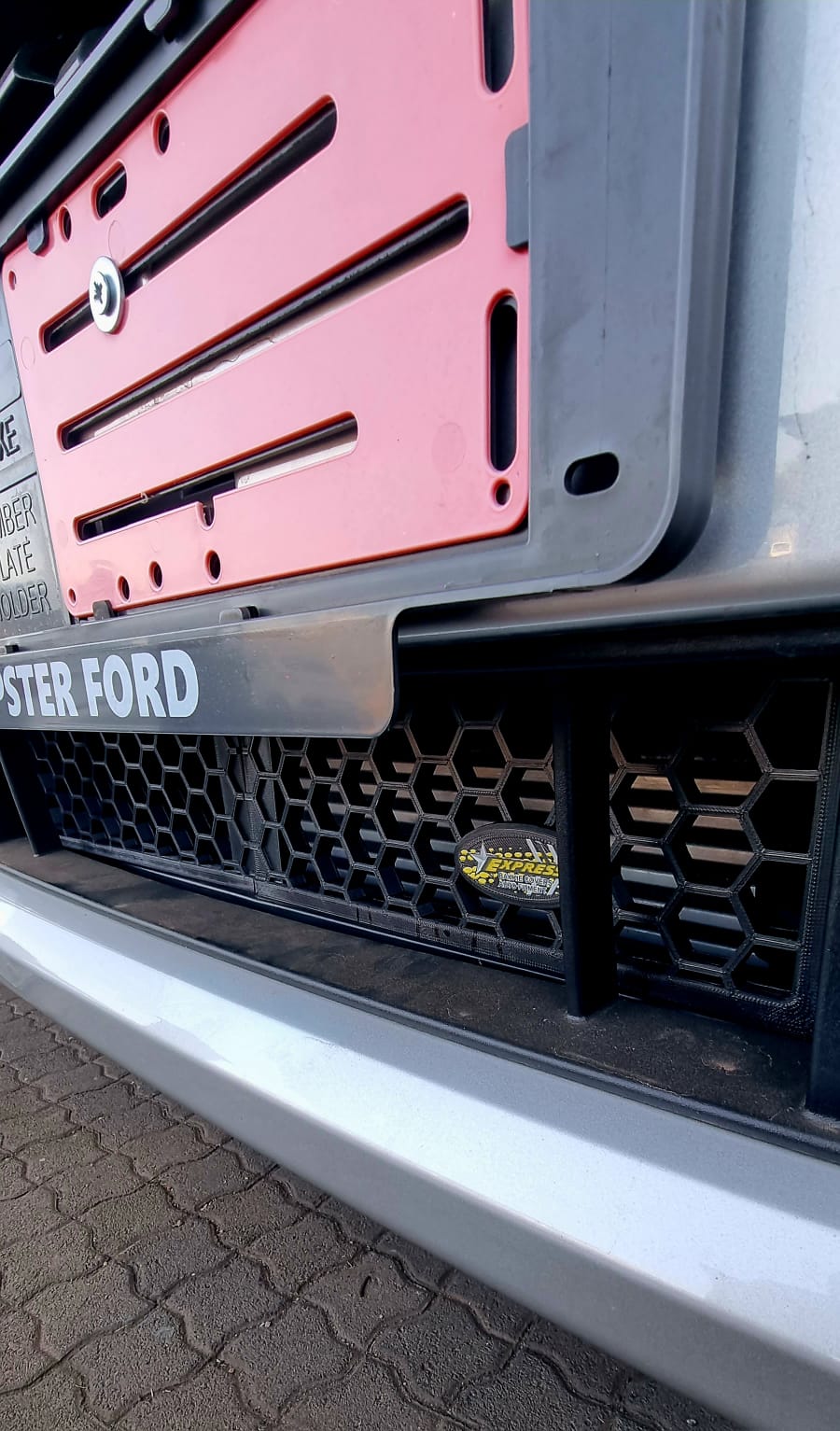 Black Front Grille Lower Mesh Bumper For Ford Ranger XL XLT XLS Next-Gen 22-24 - Image 3