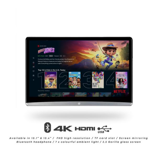 10.1″ Rear Headrest Screen