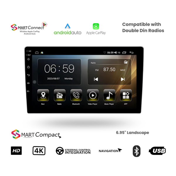 SmartCompact: 6.95″ Universal TS18 Doubledin