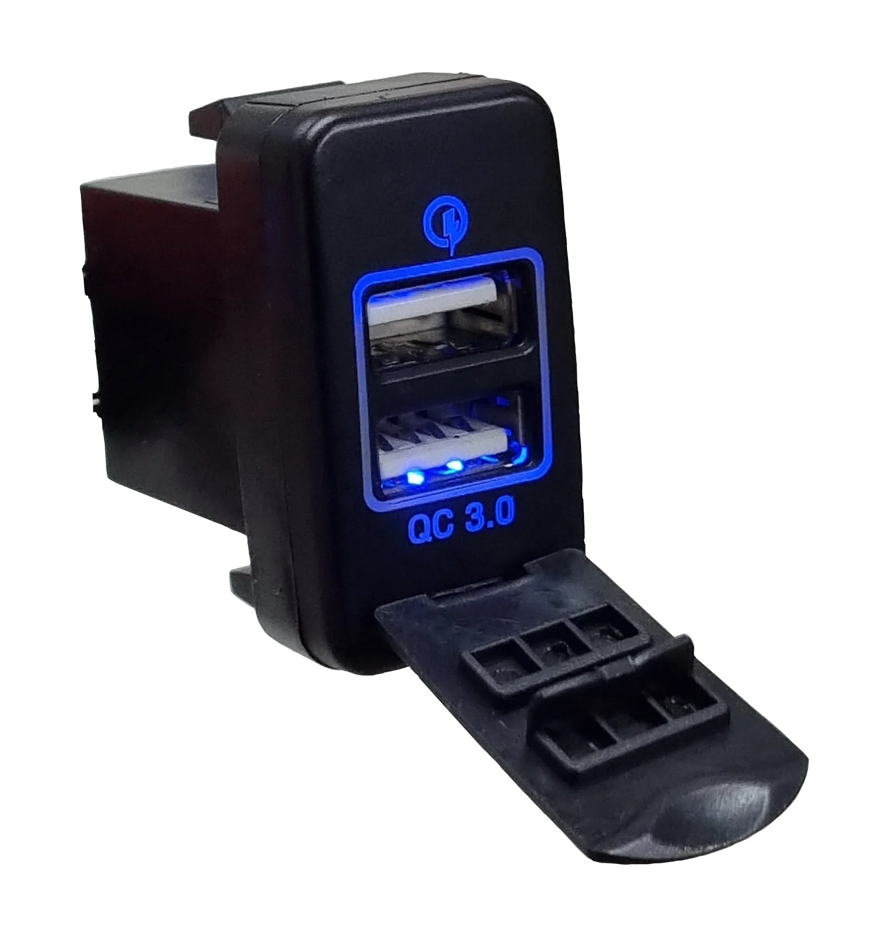 Dual QC3 USB Charger (40x20mm)…