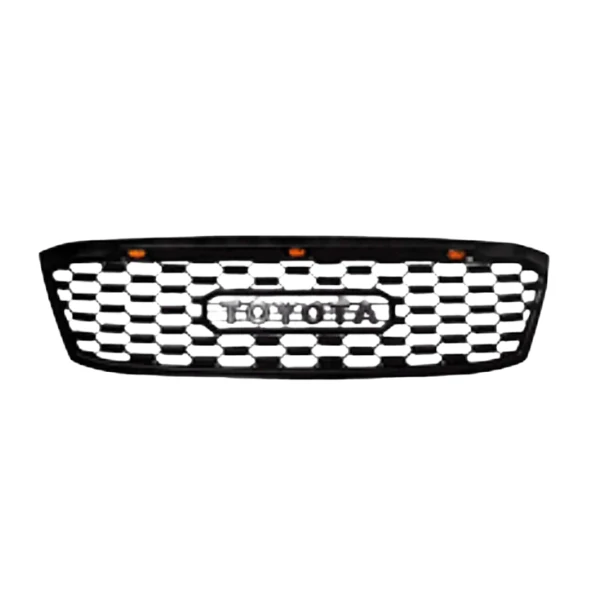 Toyota Hilux Vigo(2005-2010) Top LED Grill Matt Black - Image 2