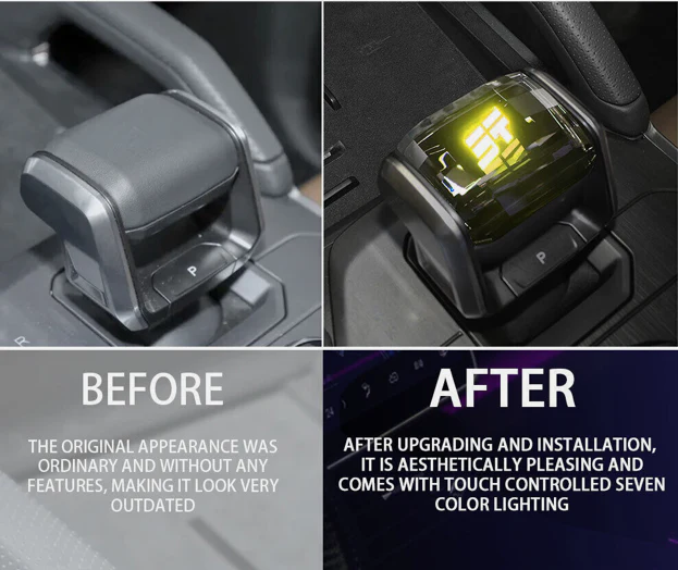 Jetour Traveller T2 (2025-On) Crystal Handle Gear Shift Knob with 7 color LED Light - Image 2