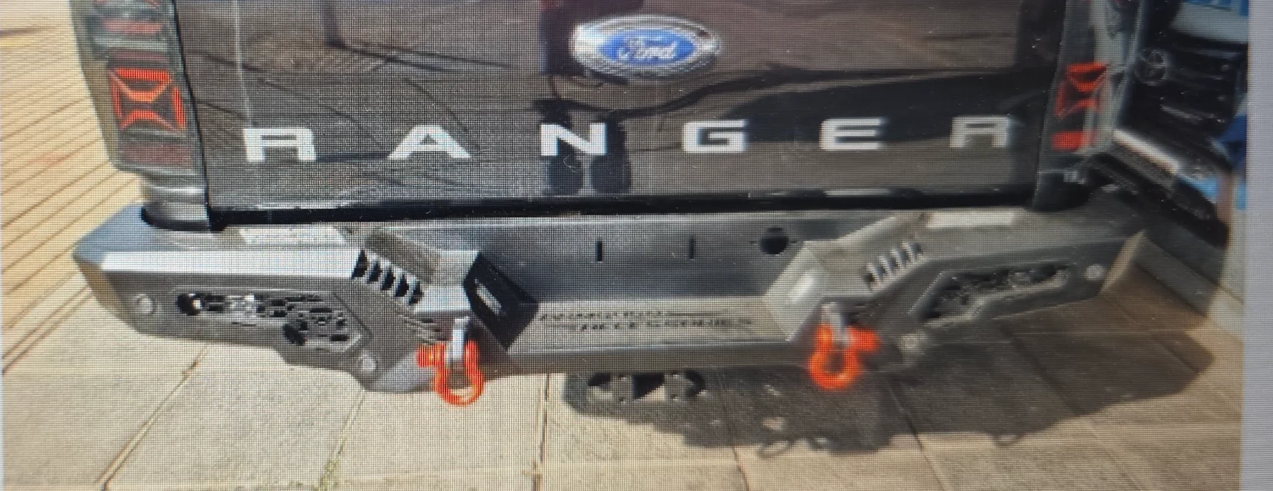 Ford Ranger 2012-2022 Armando Combat Rear Steel Bumper