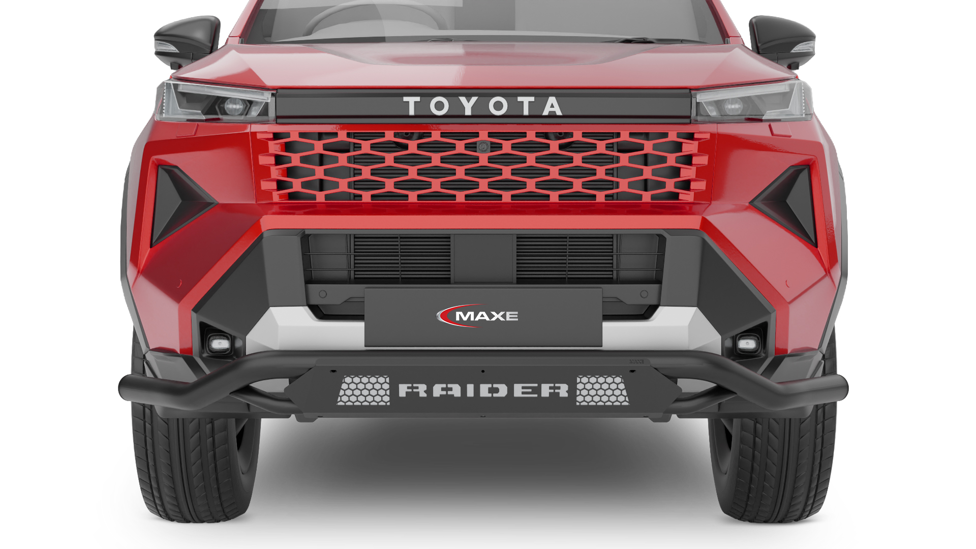Toyota Travo Raider 2026+ Black Stainless Front Styling Bar – MAXE