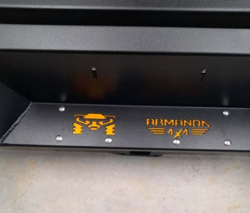 Ford Ranger 2012-2022 Armando Ultimate Steel Rear Bumper - ARM-12 - Image 3