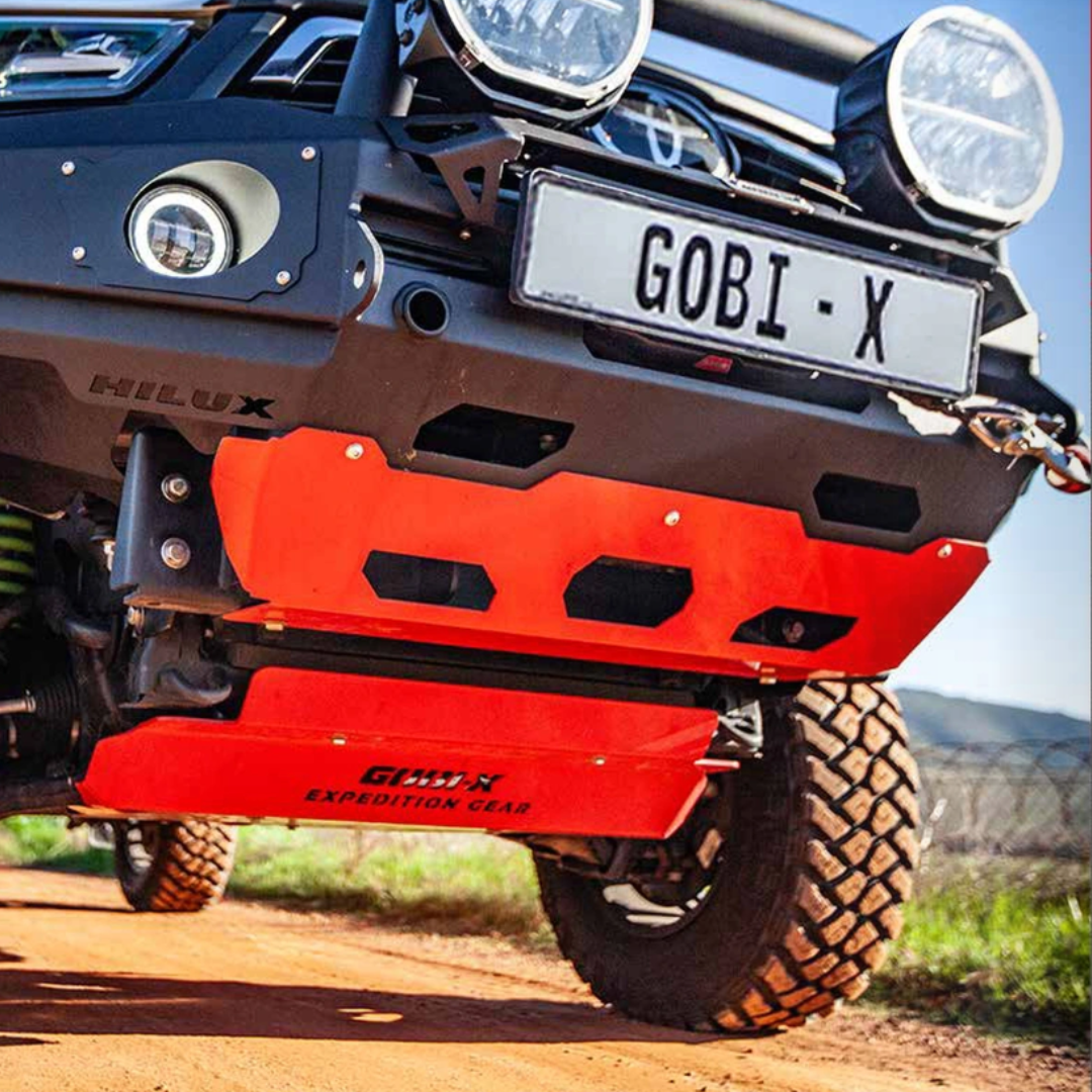 Toyota Hilux Revo Skid Bash Plate – RED – Gobi X – TOY0304