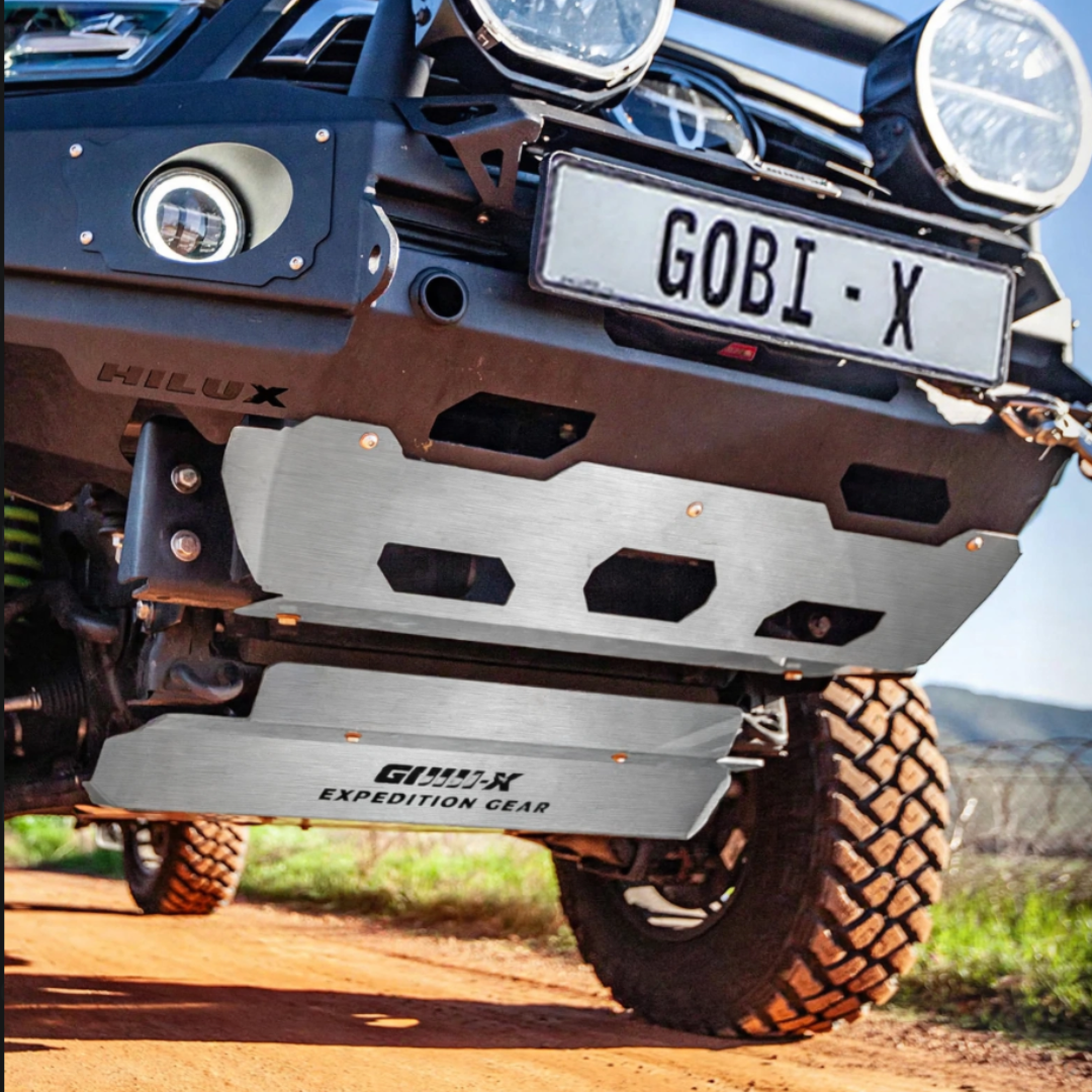Toyota Hilux Revo Skid Bash Plate – Silver – Gobi X – TOY0304