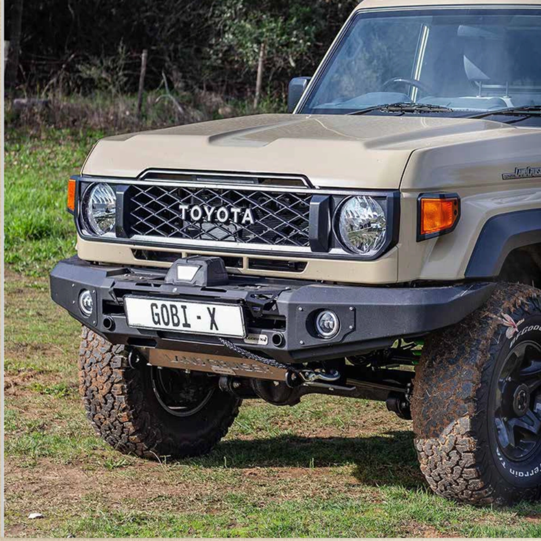 Toyota Land Cruiser 76/78/79 Front Bumper 2024-On Facelift - TOY1007- Gobi X - Image 3