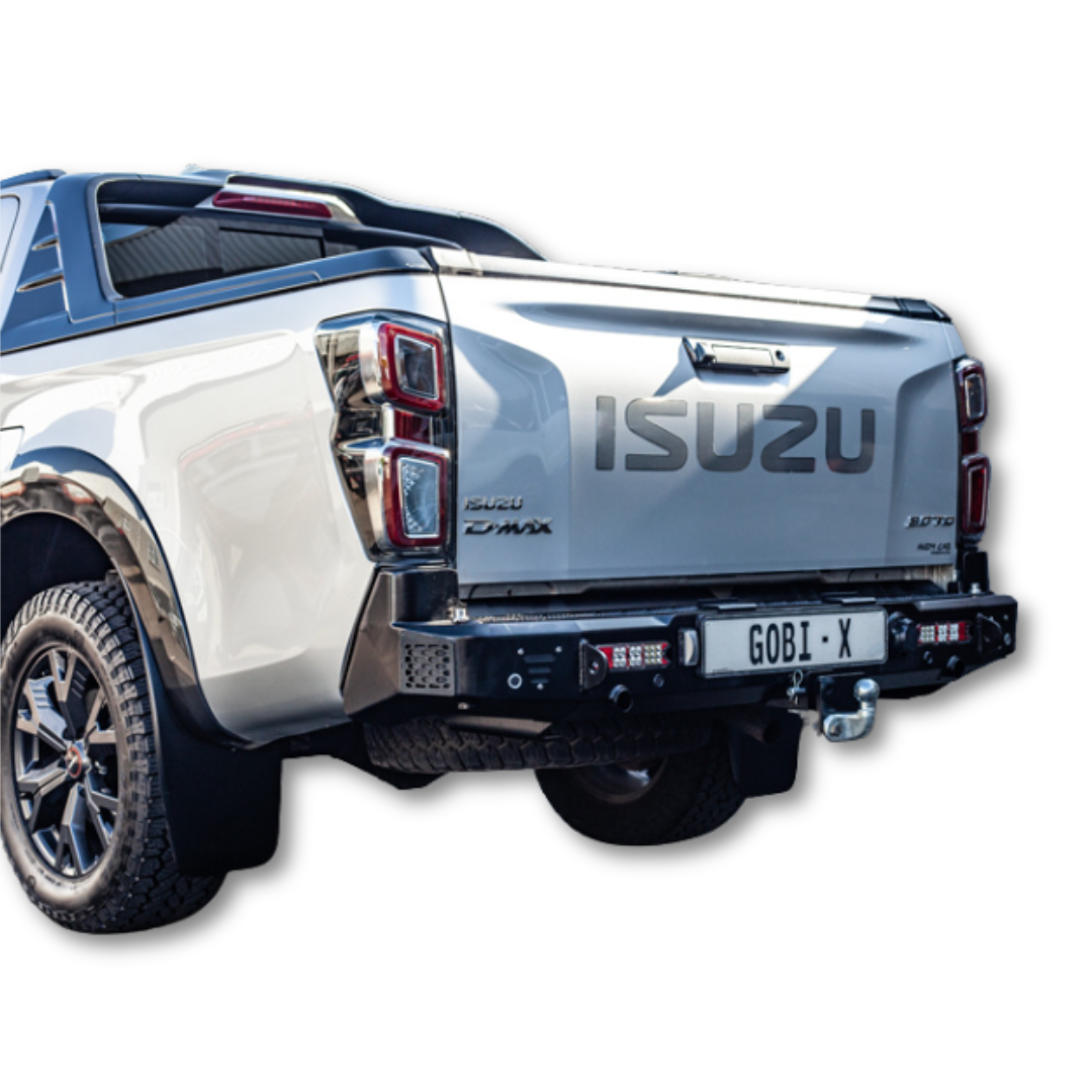Isuzu D-Max Rear Bumper With RHS Carrier (2022-Present) - Gobi-X - ISU1001 & ISU1002 - Image 2