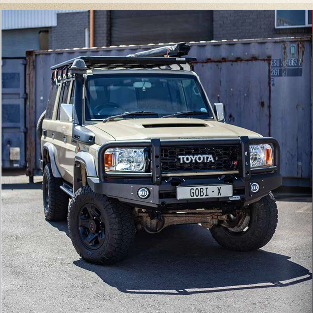 Toyota Land Cruiser 76/78/79 Bullbar Bumper 2000-2023 - TOY1030 - Gobi X - Image 3