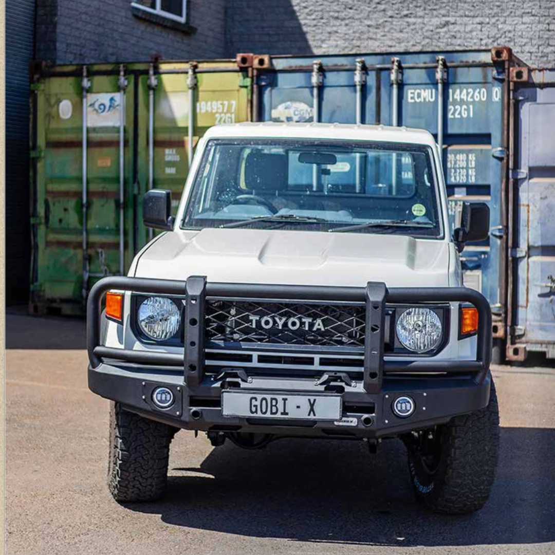 Toyota Land Cruiser 76/78/79 Stealth Bullbar Bumper - Facelift - TOY1031 - Gobi X - Image 3