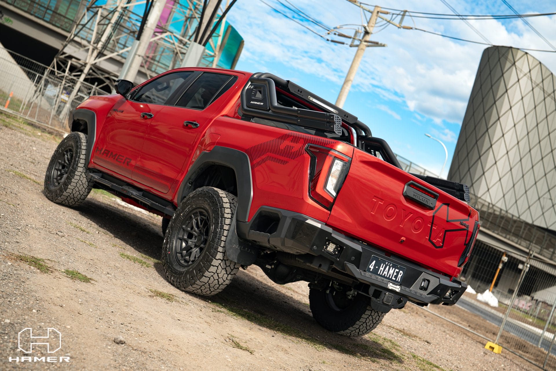 Toyota Hilux Travo 2026+ Night Fury Sports Bar - Hamer - SB2000-BB - Image 6