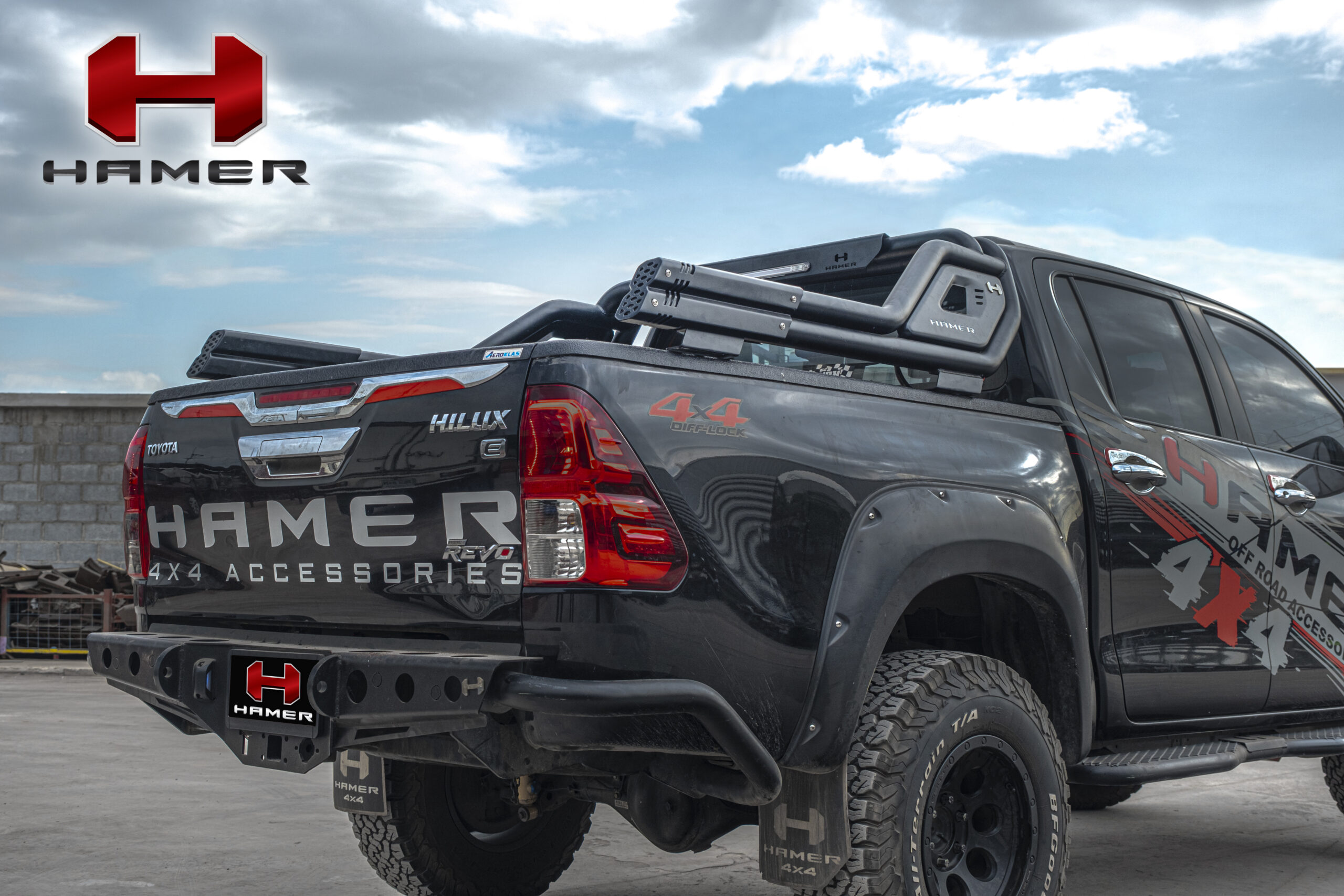 Toyota Hilux Travo 2026+ Night Fury Sports Bar - Hamer - SB2000-BB - Image 2