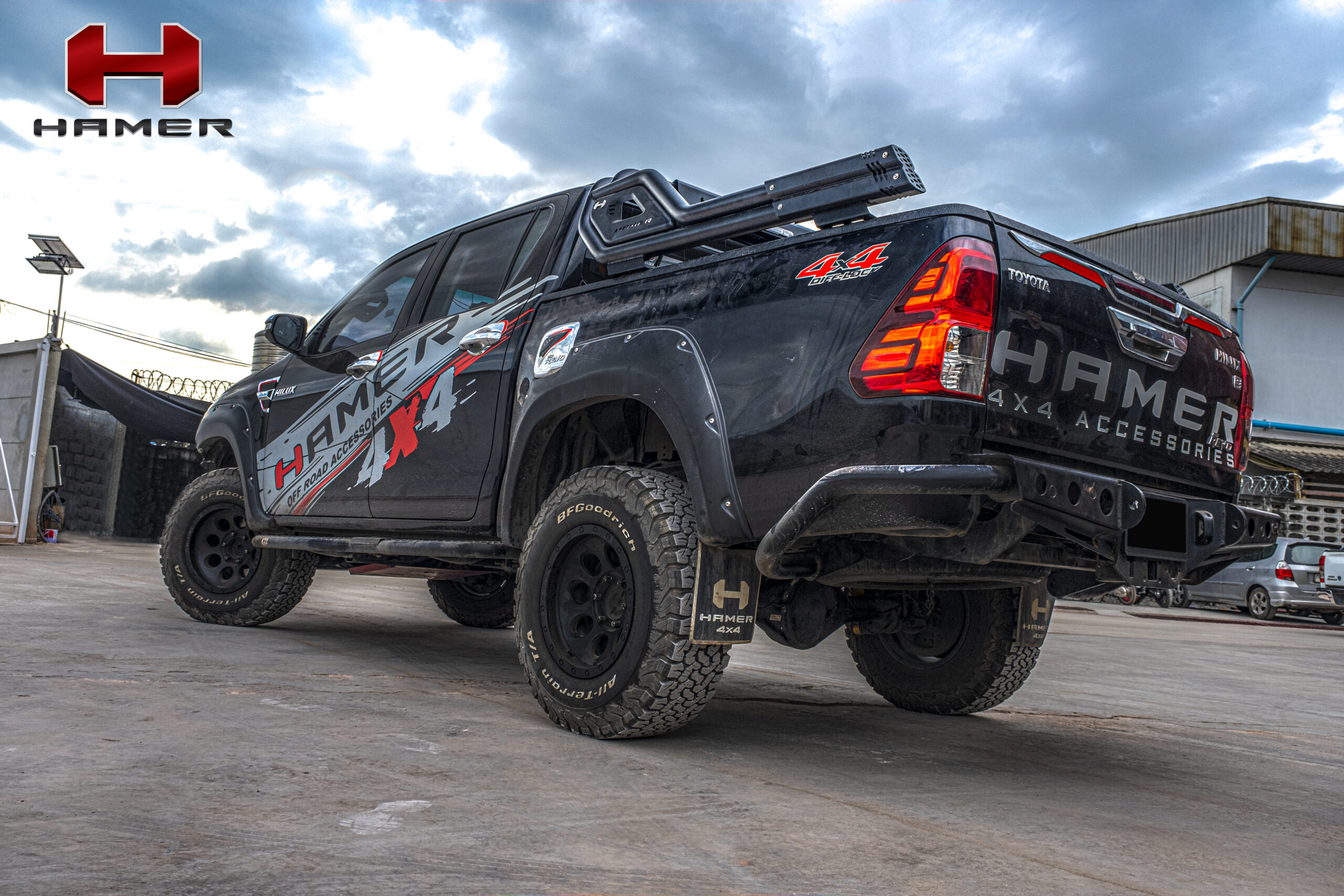 Toyota Hilux Travo 2026+ Night Fury Sports Bar - Hamer - SB2000-BB - Image 3