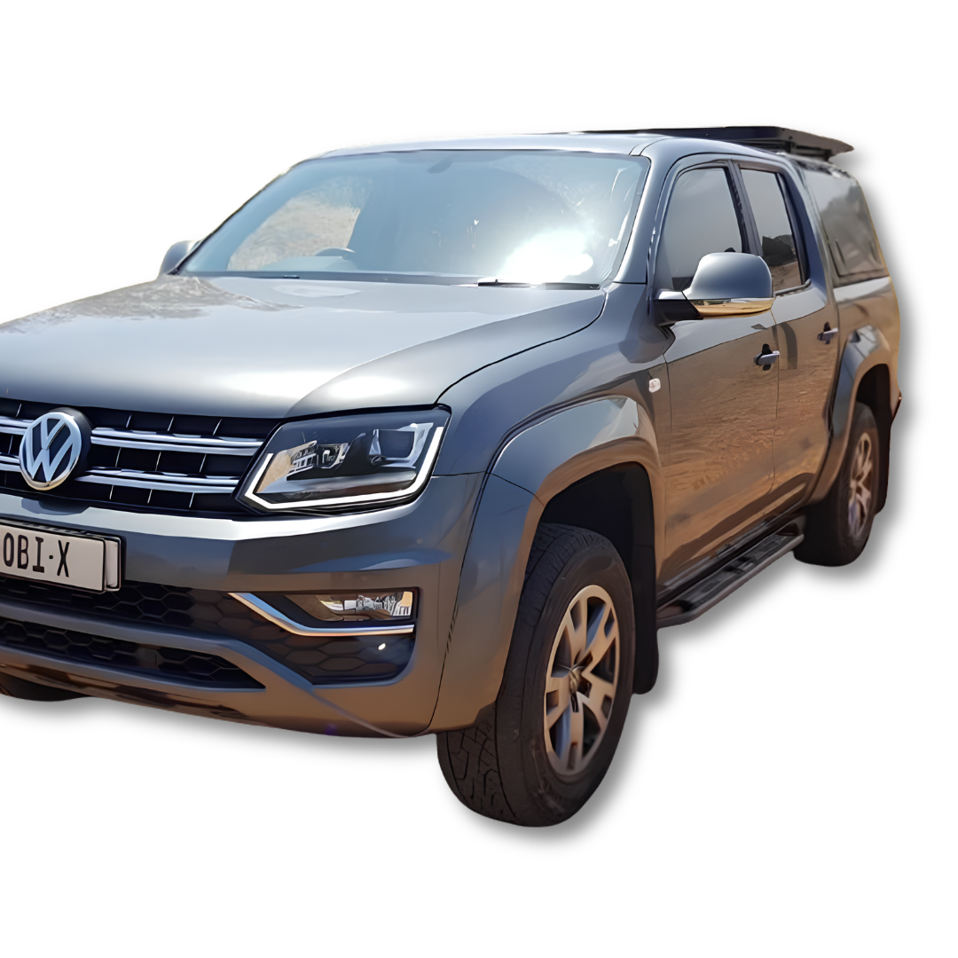 VW Amarok Rocksliders 2L & V6 Pre 2023 (2012-2022) Stainless Steel Treadplates - Gobi-X - PRMVW0006 - Image 3