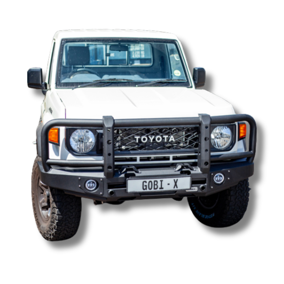 Toyota Land Cruiser 76/78/79 Stealth Bullbar Bumper - Facelift - TOY1031 - Gobi X